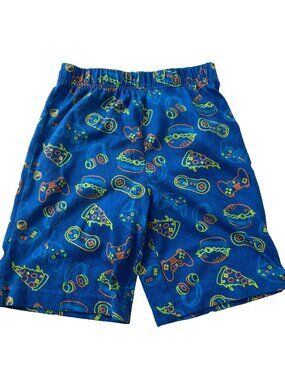 Joe Fresh Boy's Kids Pyjama Shorts Nintento Blue Print M ( 7-8 yrs )